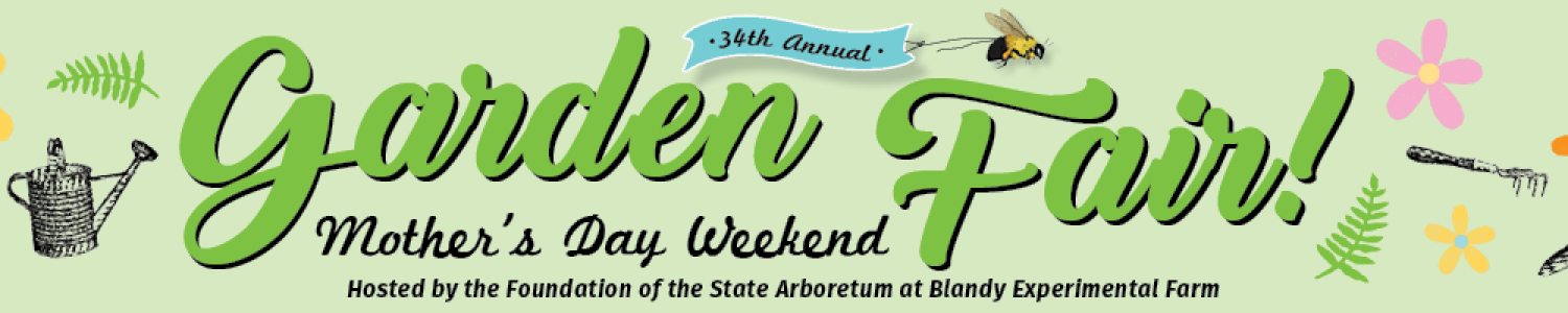Support Blandy VOLUNTEER for Garden Fair