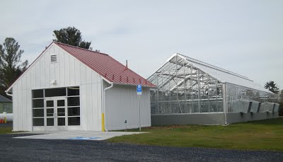 Photo of research greenhouse