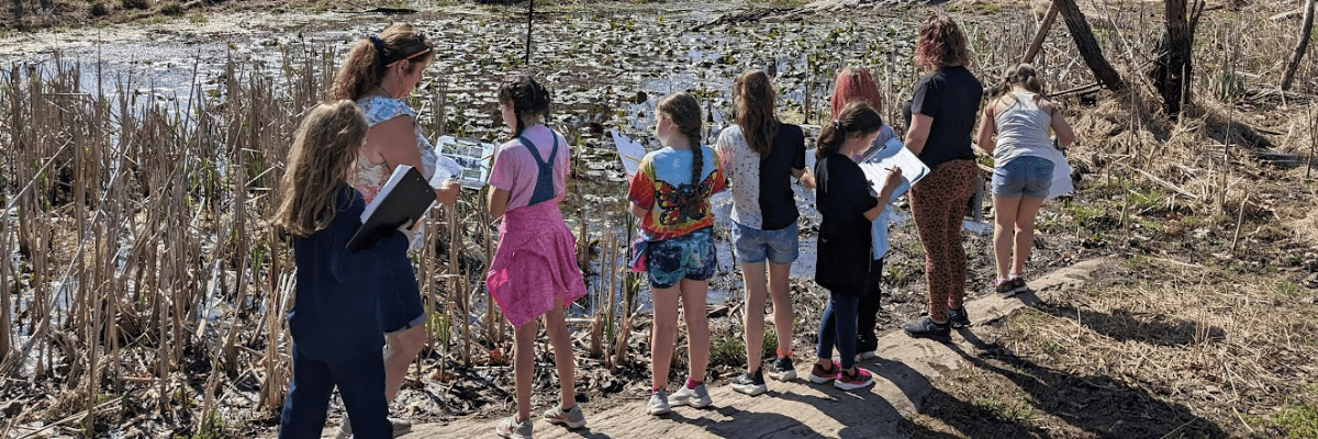 School Kids Enjoy Outdoor Education at Blandy