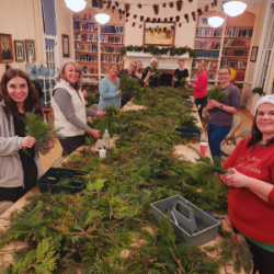 Wreath Making at Blandy A Holiday Tradition