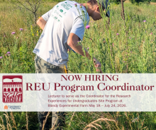 Now hiring REU Program Coordinator